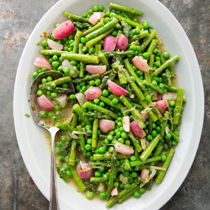 Braised Spring Vegetables