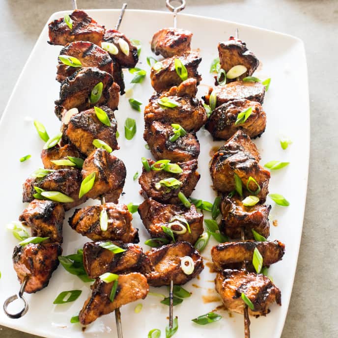 Pork tenderloin kebabs on sale