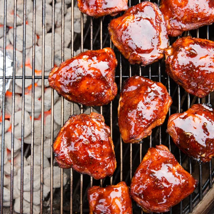 Barbecued Chicken Thighs | America's Test Kitchen Recipe