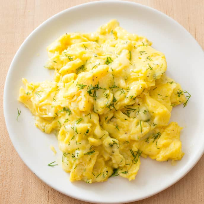 Havarti and Dill Breakfast Scramble