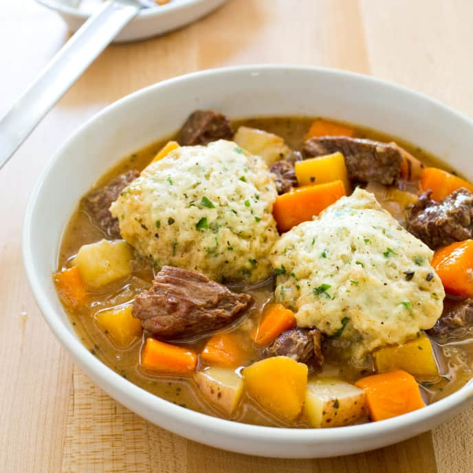 Joe Booker Stew (Beef Stew with Dumplings)