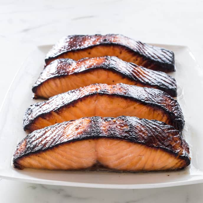 Miso-Marinated Salmon for Two