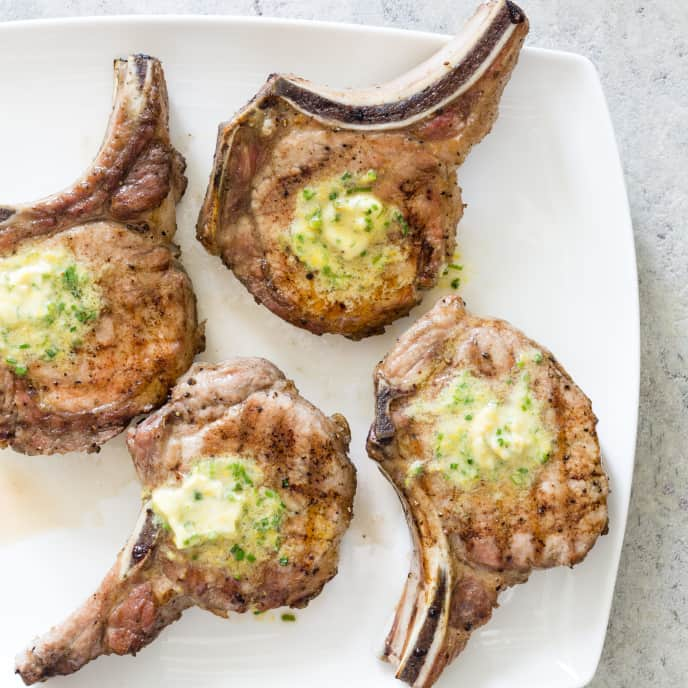 Grilled Thick-Cut Pork Chops