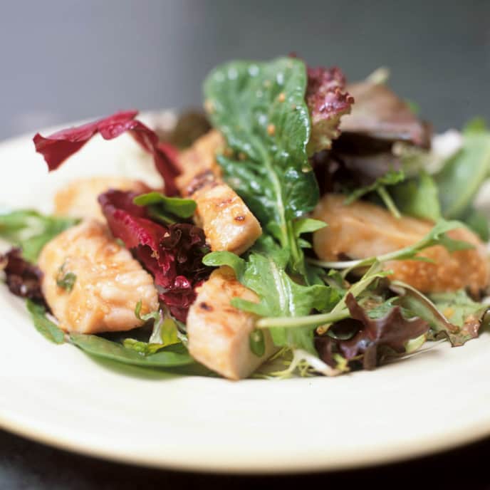 Grilled Chicken Salad With Sesame Miso Dressing Cook S Illustrated