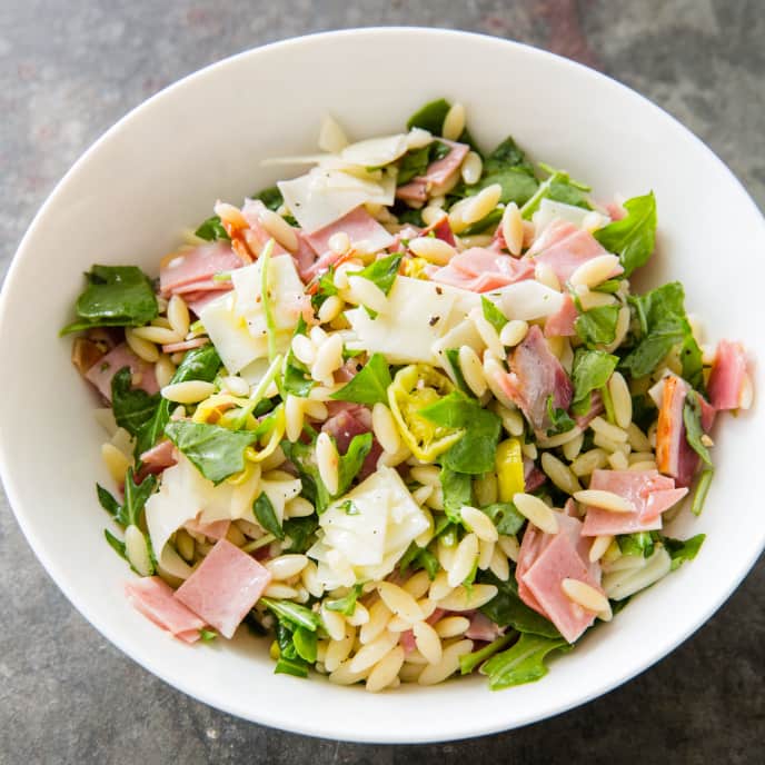 Orzo Salad with Provolone, Capicola, and Mortadella Cook's Country Recipe