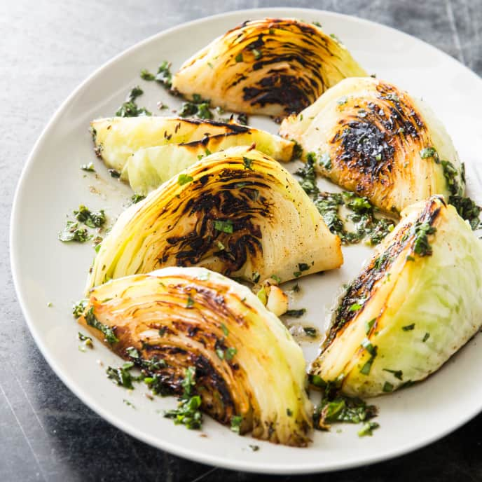 Skillet-Roasted Cabbage