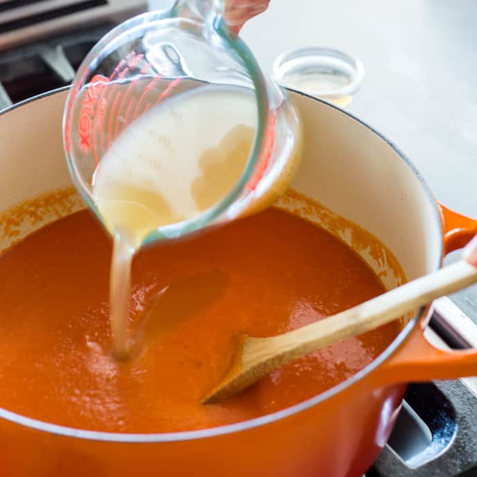 Creamless Creamy Tomato Soup America's Test Kitchen Recipe
