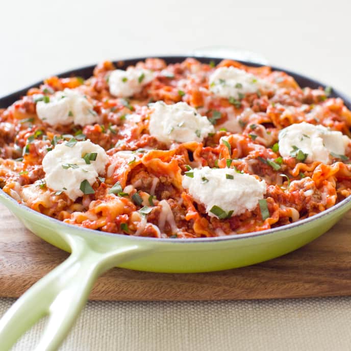 Skillet Meaty Lasagna America's Test Kitchen Recipe