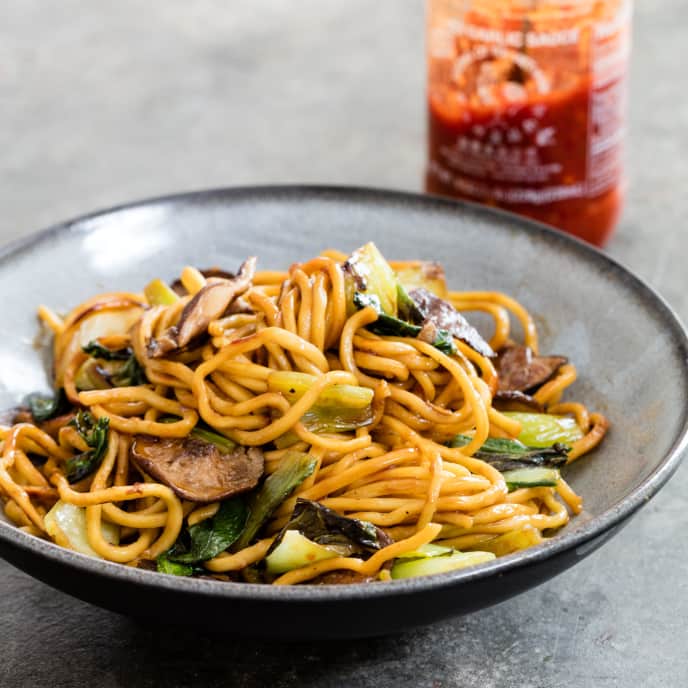 Shiitake and Bok Choy Lo Mein Cook's Country Recipe