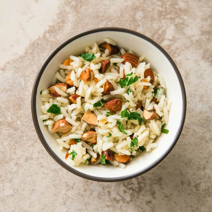 Herbed Rice Pilaf with Almonds Cook's Country Recipe