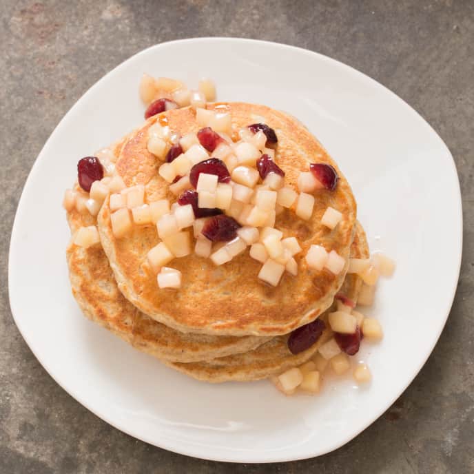 Apple, Cranberry, and Pecan Topping for Pancakes America's Test