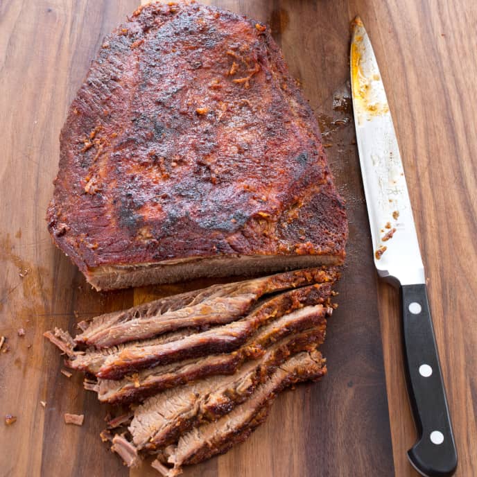 Oven Barbecued Beef Brisket Americas Test Kitchen Recipe 