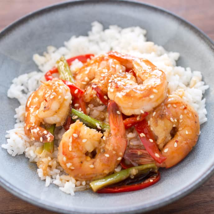 Sesame-Ginger Shrimp