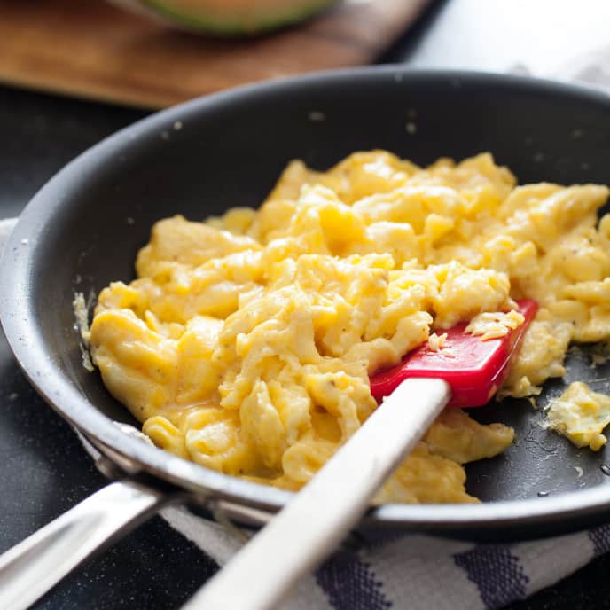 Stove Cooked Scrambled Eggs Picture Book Recipe