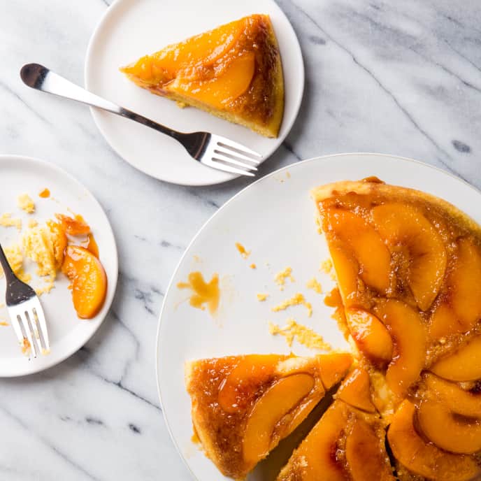 Peach Cornmeal ­UpsideDown Cake America's Test Kitchen Recipe