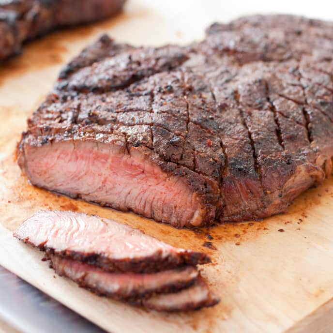 Grilled Steak with Ancho Chile-Coffee Rub