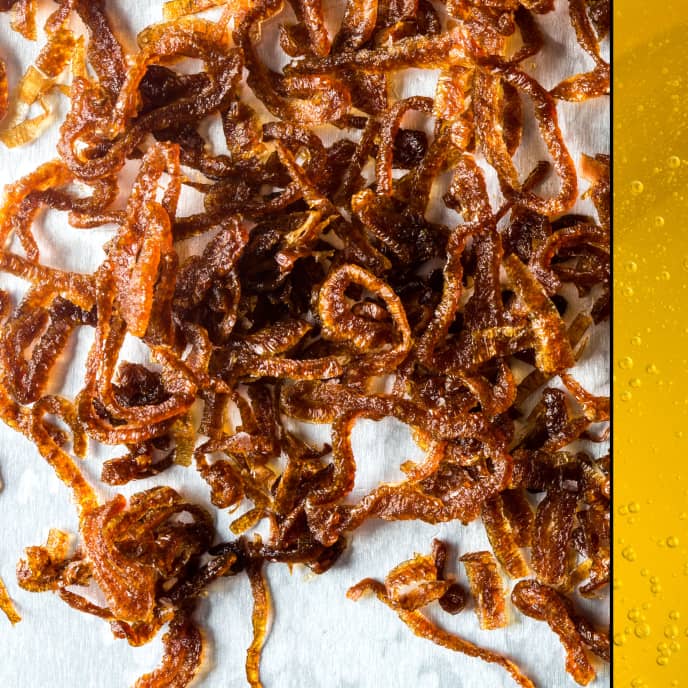 crispy shallots! 