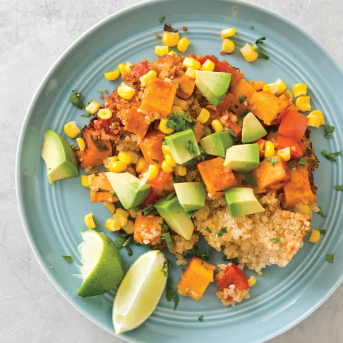 SlowCooker Quinoa, Sweet Potato, and Corn Casserole America's Test