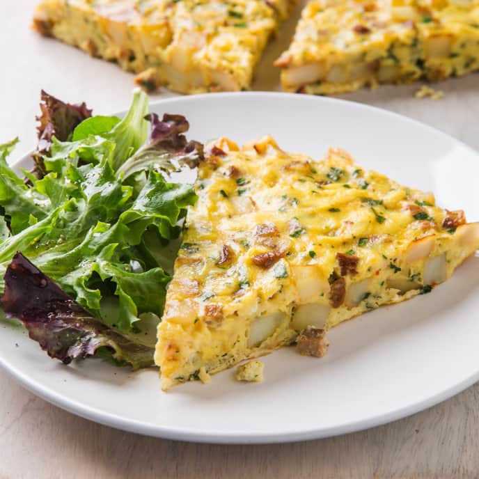 Chorizo and Potato Frittata for Two