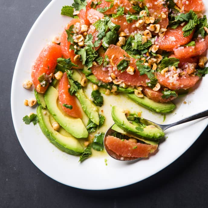 Grapefruit-Avocado Salad