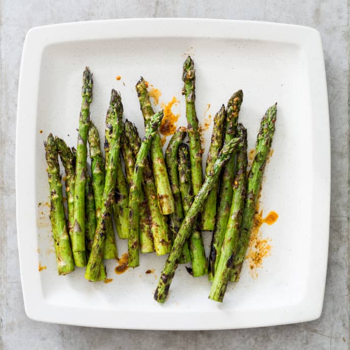 Grilled Asparagus with ChiliLime Butter Cook's Illustrated Recipe