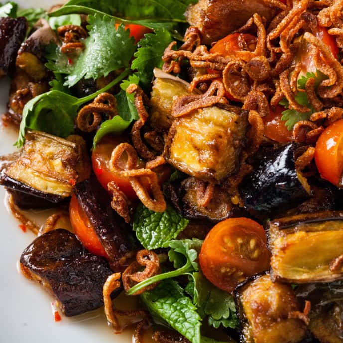 Crispy Thai Eggplant Salad Cook S Illustrated