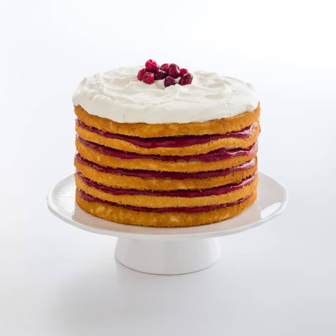 Cranberry-Pear Stack Cake