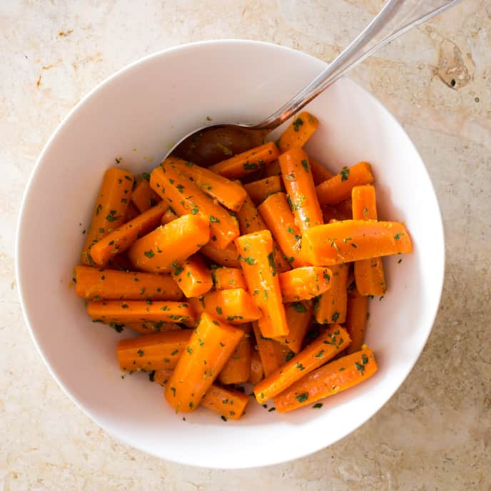 Boiled Carrots with Fennel Seeds and Citrus