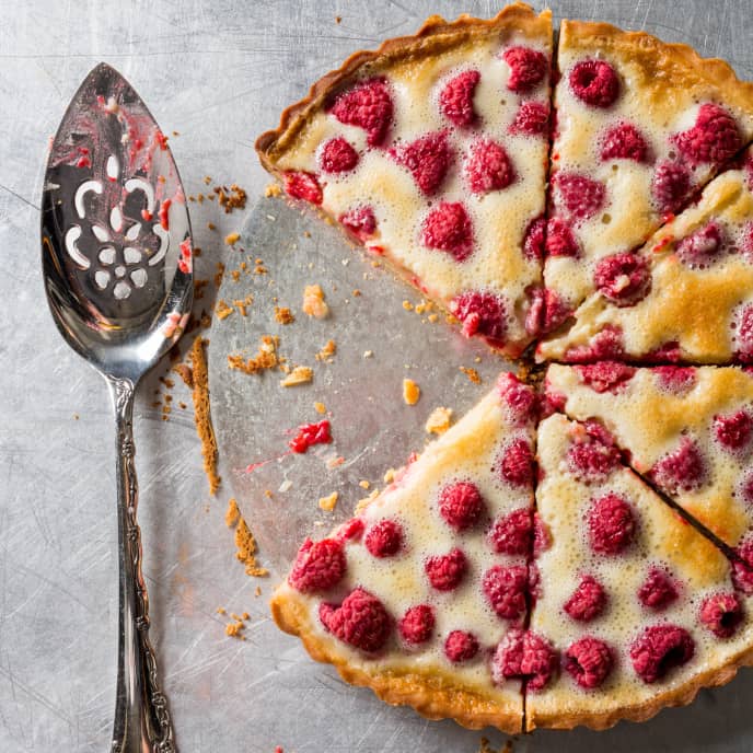 Baked Raspberry Tart