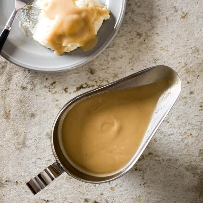MakeAhead Turkey Gravy for a Crowd America's Test Kitchen Recipe