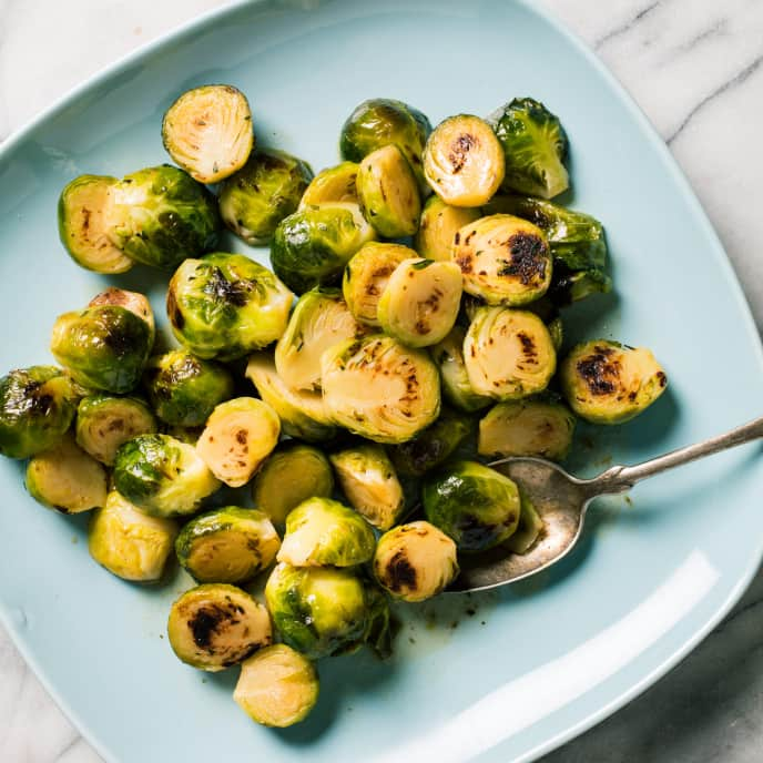 Maple-Glazed Brussels Sprouts