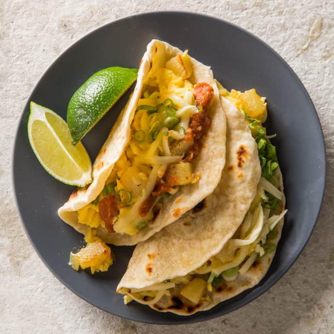 Texas Breakfast Tacos with Potato America's Test Kitchen Recipe