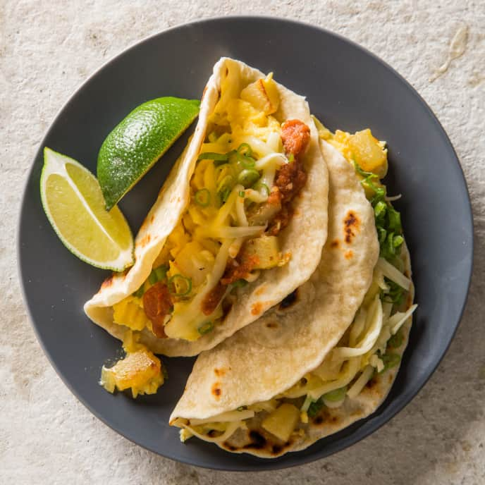 Texas Breakfast Tacos with Potato