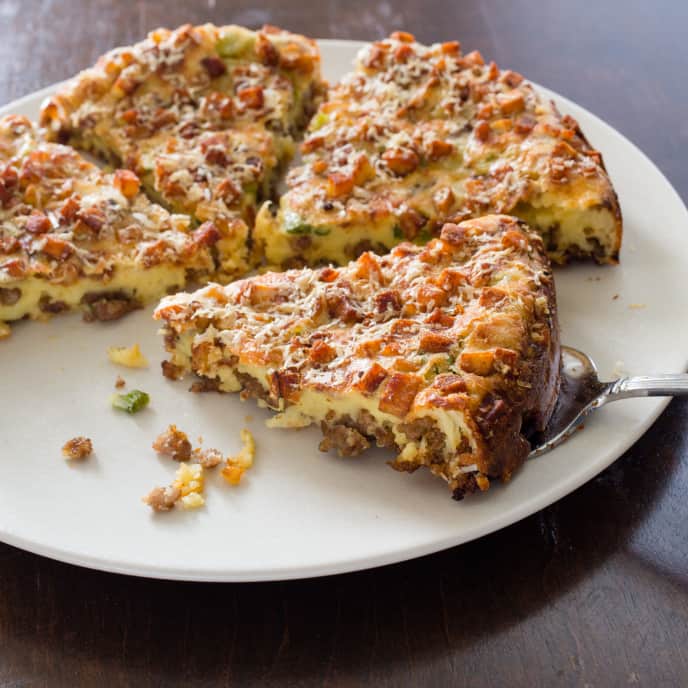 Potato and Sausage Breakfast Popover Casserole Cook's Country Recipe