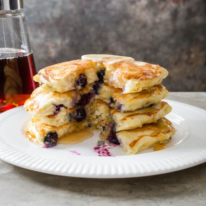 Fresh Blueberry Pancakes