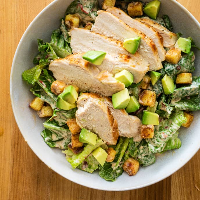Chipotle Chicken Caesar Salad Cook S Country