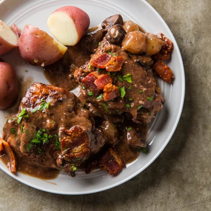 Slow-Cooker Coq Au Vin