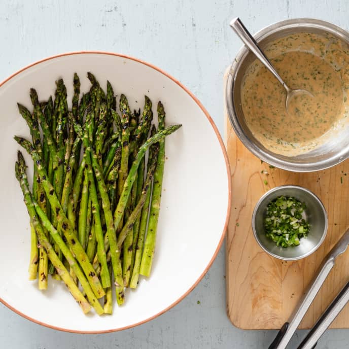 Asparagus with Peanut Sauce America's Test Kitchen Recipe