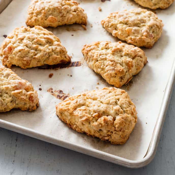 ApricotAlmond Oatmeal Scones America's Test Kitchen Recipe