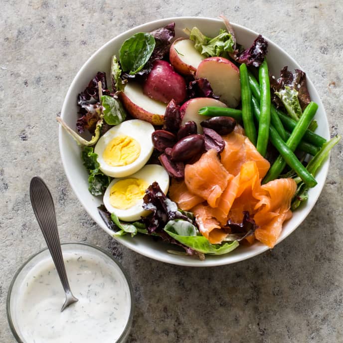 Smoked Salmon Niçoise Salad