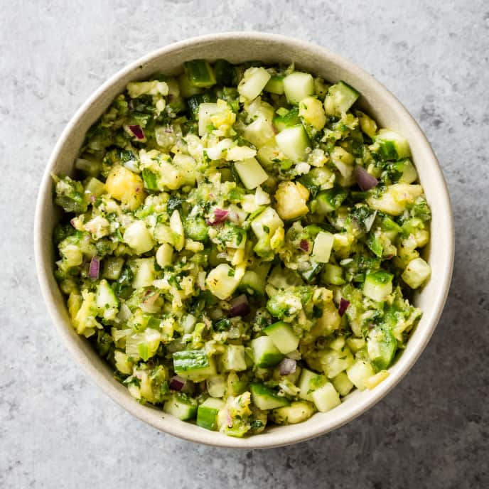 Pineapple-Cucumber Salsa