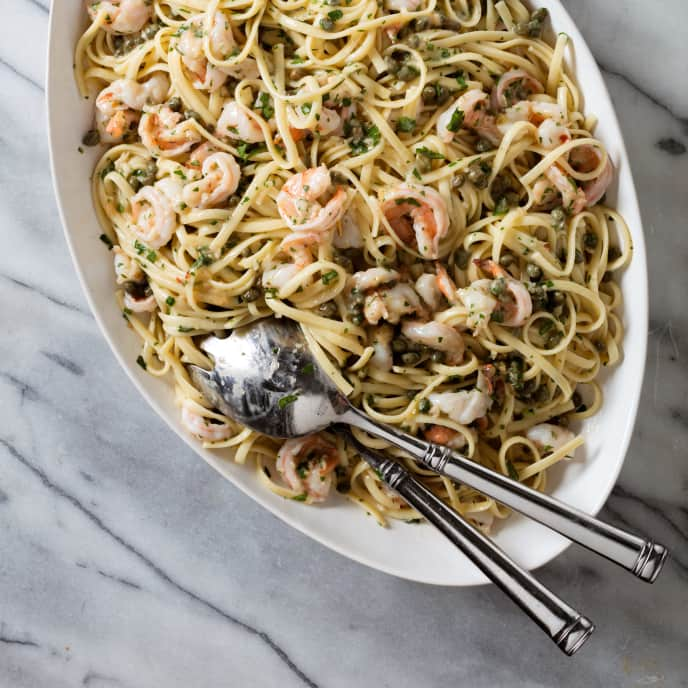 Shrimp Piccata Pasta