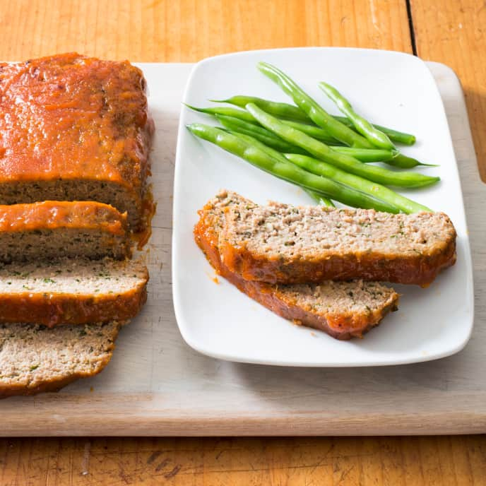 Turkey Meatloaf with Apricot-Mustard Glaze