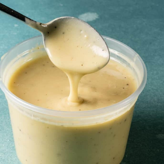 Creamy Oil-Roasted Garlic Dressing