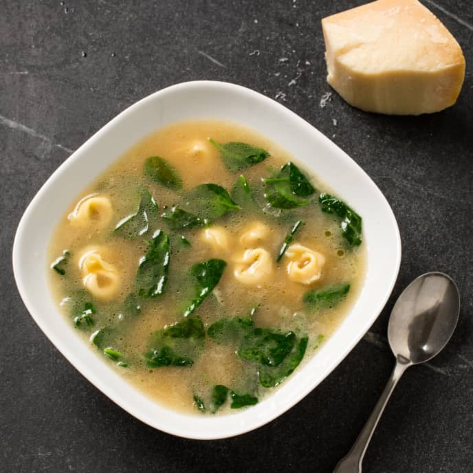 Tortellini in Broth with Spinach Cook's Country Recipe