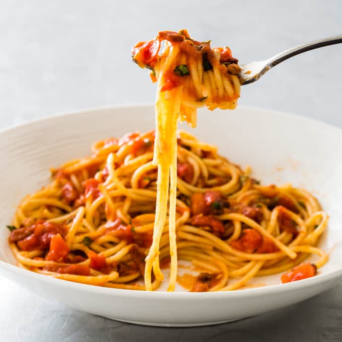 Fresh Tomato Amatriciana Sauce America's Test Kitchen Recipe