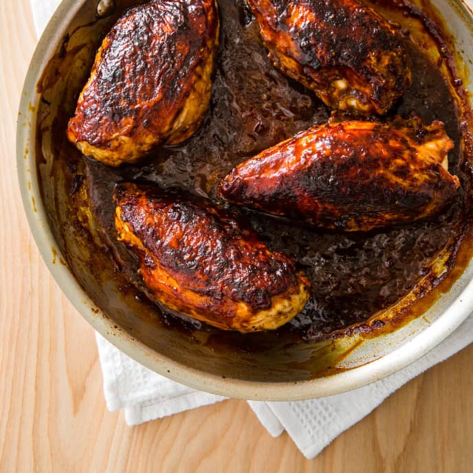 Indoor Barbecued Chicken