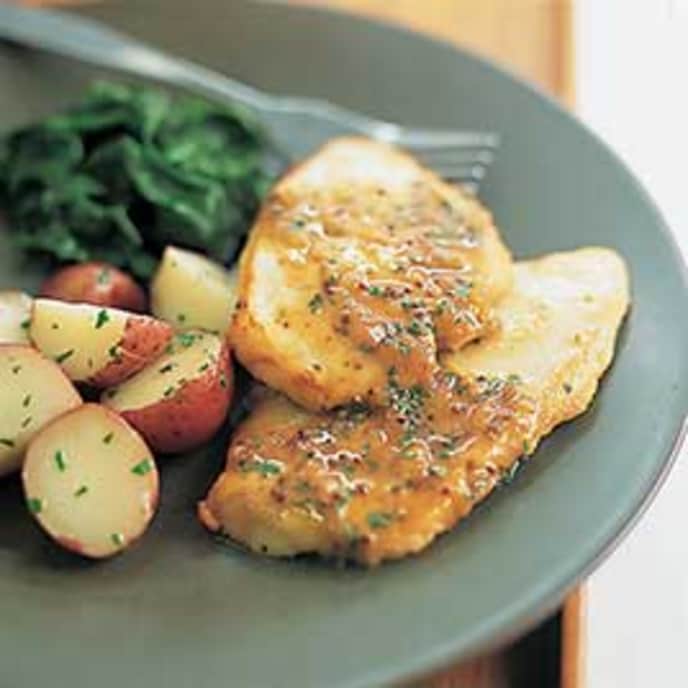 Sautéed Chicken Cutlets with MustardCider Sauce (Chicken Paillard) America's Test Kitchen Recipe