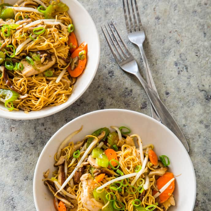 Chicken Chow Mein for Two