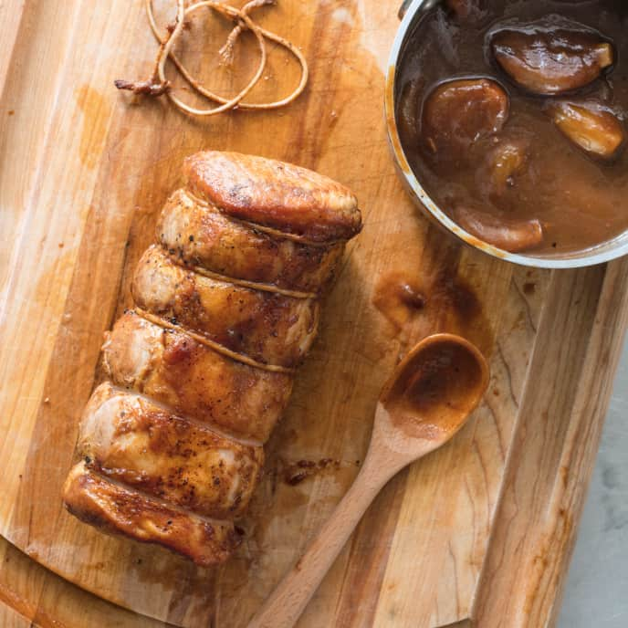 Cider-Glazed Roast Pork Loin